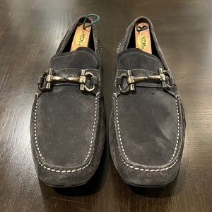 Suede Ferragamo Loafers